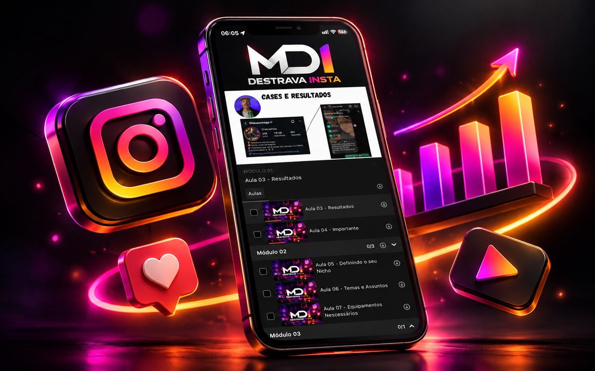 Criação de conteúdo e crescimento no Instagram